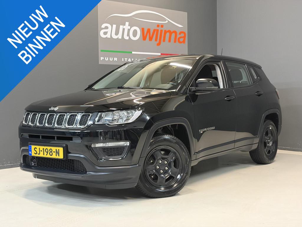 Jeep Compass 1.4 MultiAir Sport Airco, Trekhaak, Auto's, Jeep, Voorwielaandrijving, Gebruikt, 4 cilinders, Zwart