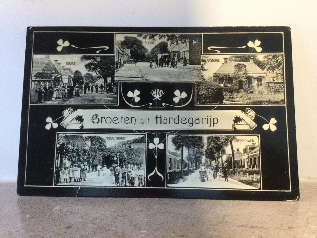 Ansichtkaart Hardegarijp, Verzenden, Voor 1920, Gelopen, Friesland