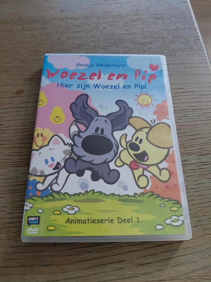 Woezel en Pip - Deel 1: Hier Zijn Woezel & Pip! dvd, Cd's en Dvd's, Dvd's | Tekenfilms en Animatie, Gebruikt, Europees, Tekenfilm