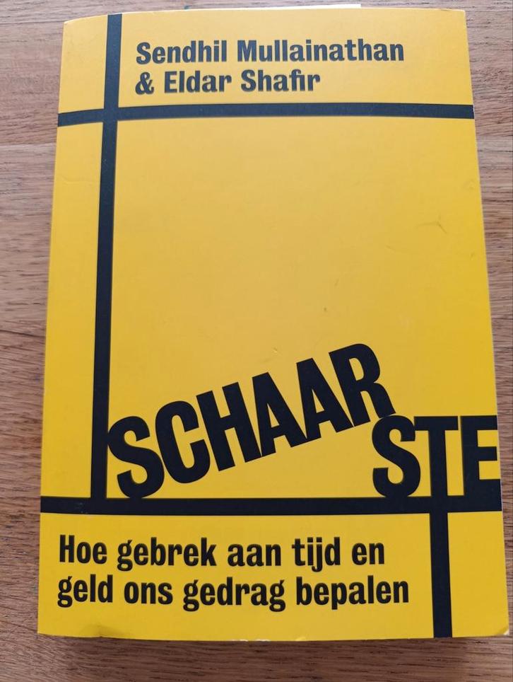 Sendhil Mullainathan & Eldar Shafir, SCHAARSTE, Boeken, Advies, Hulp en Training, Zo goed als nieuw, Ophalen of Verzenden