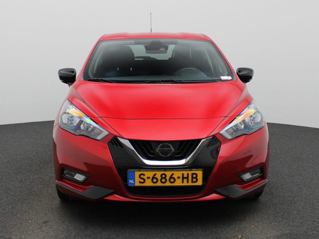 Nissan Micra 1.0 IG-T N-Design Navigatie en Bose Audio, Auto's, Nissan, Voorwielaandrijving, Stof, Euro 6, Handgeschakeld