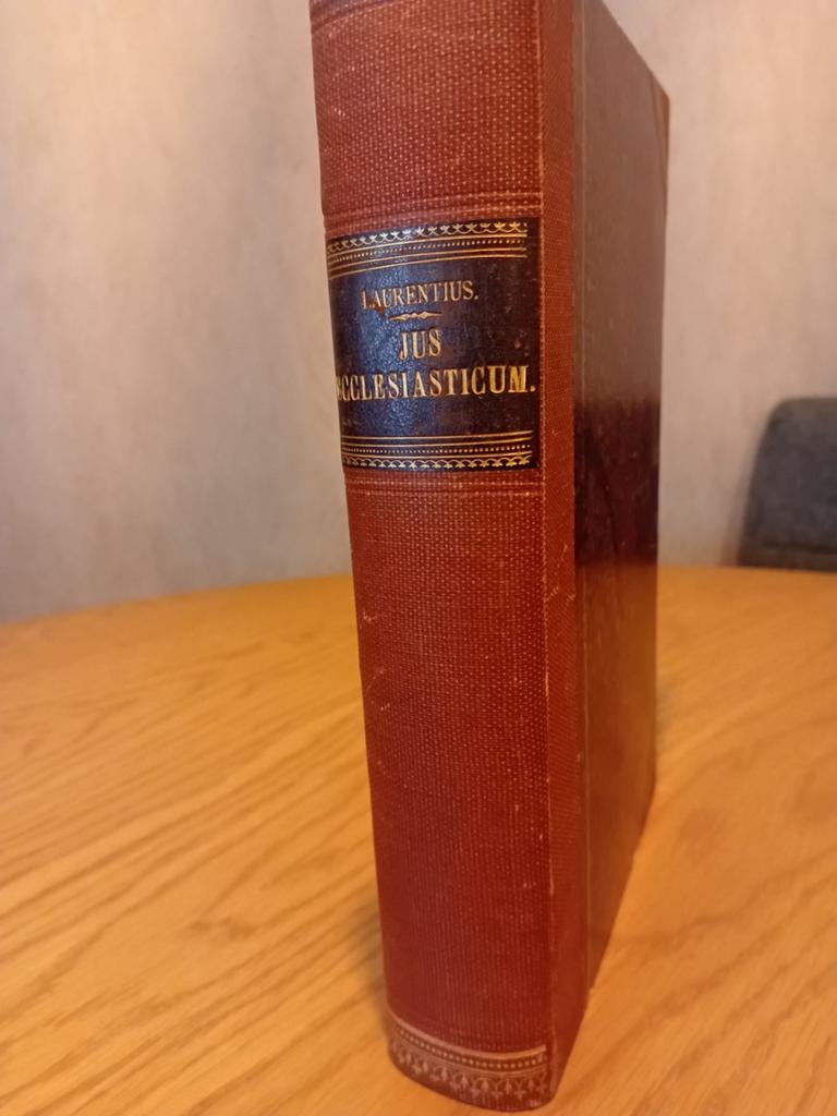 Laurentius Jus Ecclesiasticum - Zeldzaam Boek uit 1908, Ophalen of Verzenden