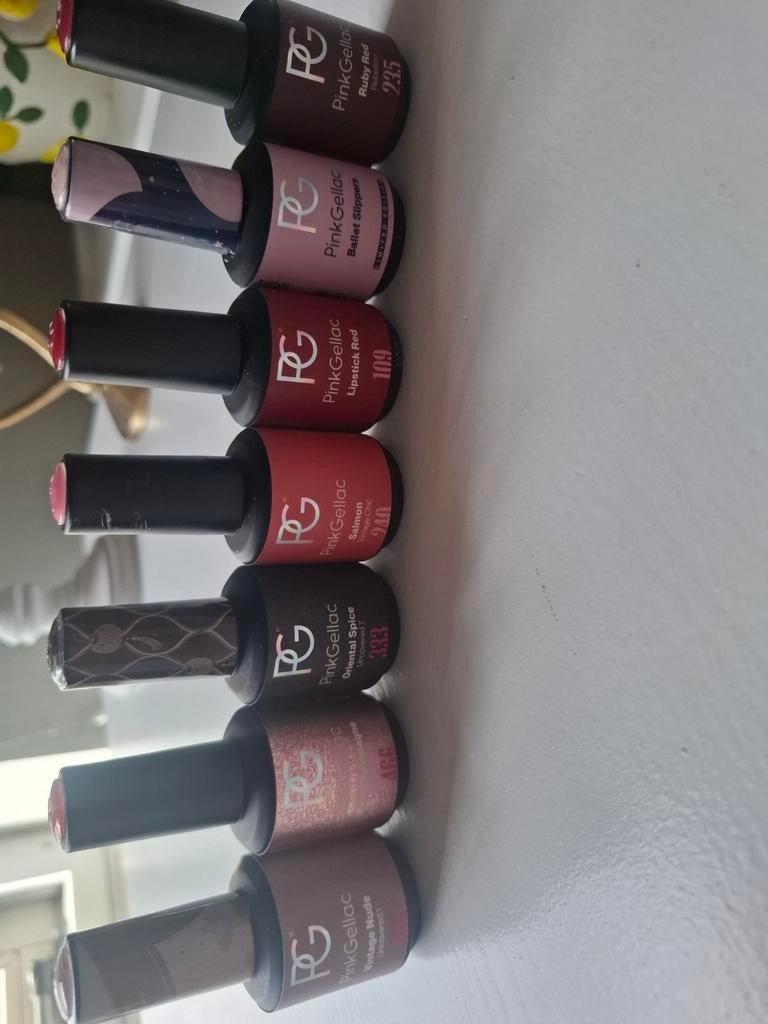 Pink gellac, Ophalen of Verzenden, Zo goed als nieuw, Overige kleuren, Handen en Nagels