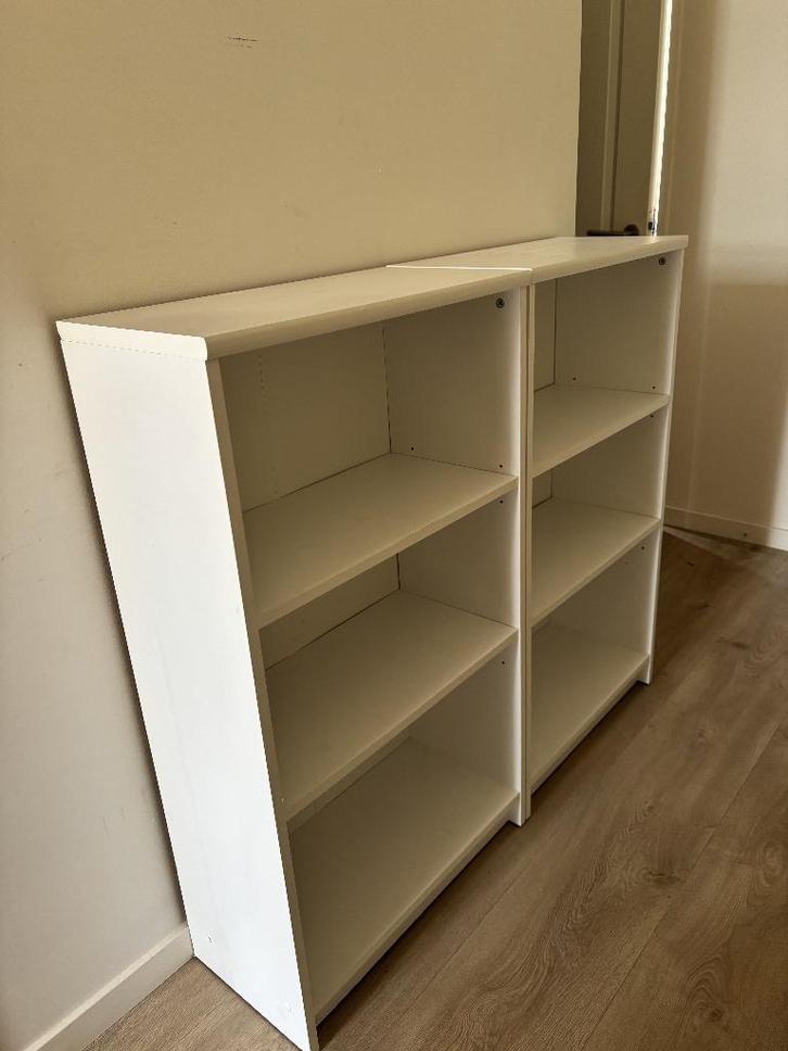 Witte boeken kastjes leenbakker, Huis en Inrichting, Kasten | Boekenkasten, Gebruikt, 50 tot 100 cm, 100 tot 150 cm, Minder dan 25 cm