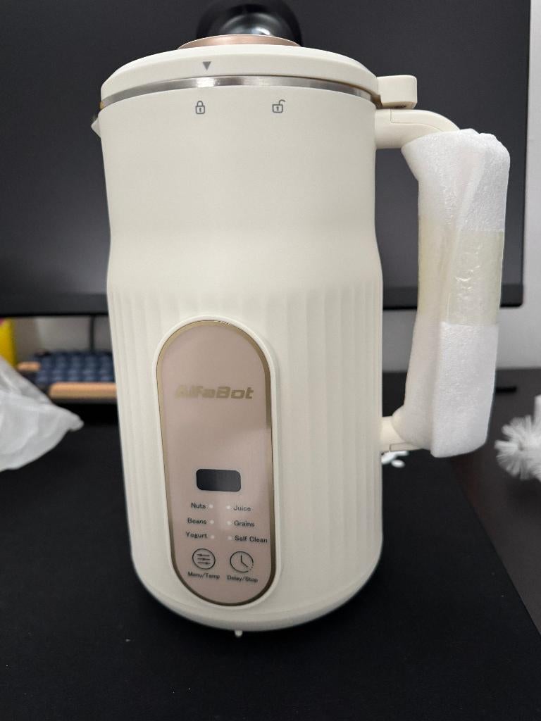 HELEMAAL NIEUW - Alfabot - automatic nutmilk maker MODEL: N2, 1 tot 2 liter, Nieuw, 3 snelheden of meer, Ophalen of Verzenden
