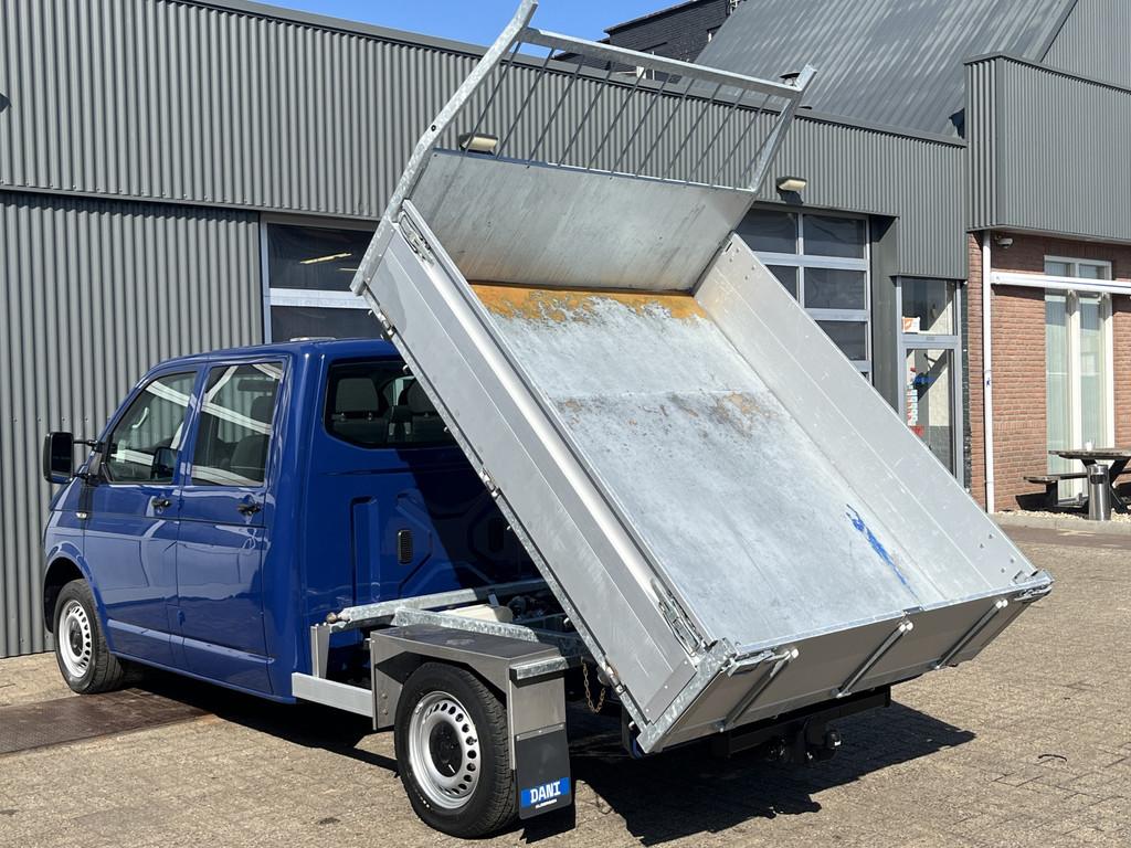 Volkswagen Transporter 2.0 TDI L2H1 DC Euro 6 Kipper open la, Auto's, Voorwielaandrijving, Gebruikt, 4 cilinders, Blauw