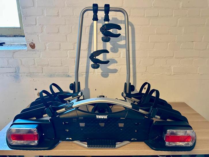 Thule EuroWay EW G2 921 fietsendrager 46KG kantelbaar, Auto diversen, Fietsendragers, Zo goed als nieuw, Trekhaakdrager, 2 fietsen