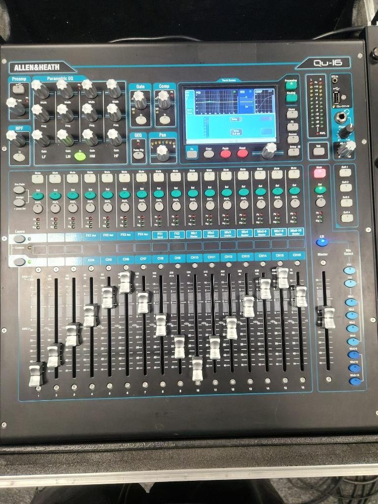 Allen & Heath QU-16, Ophalen, Microfooningang, Allen & Heath, Allen