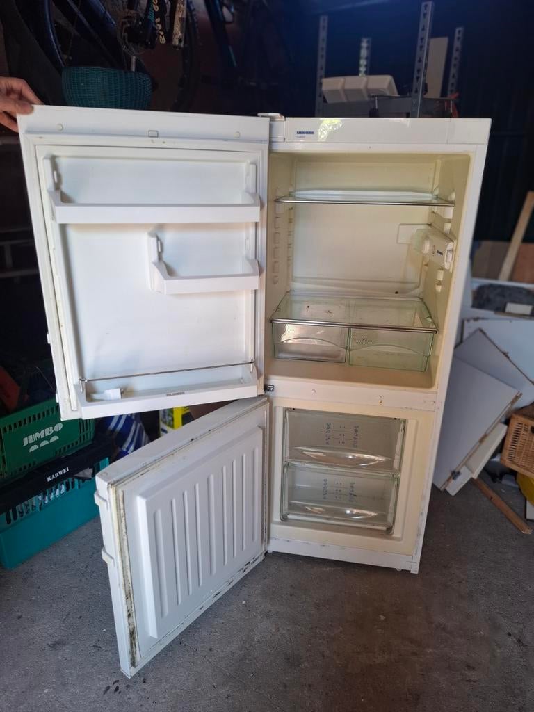 Gratis koelkast met vriesvakje, Witgoed en Apparatuur, Koelkasten en IJskasten, Ophalen, Gebruikt, 120 tot 140 cm, 100 tot 150 liter