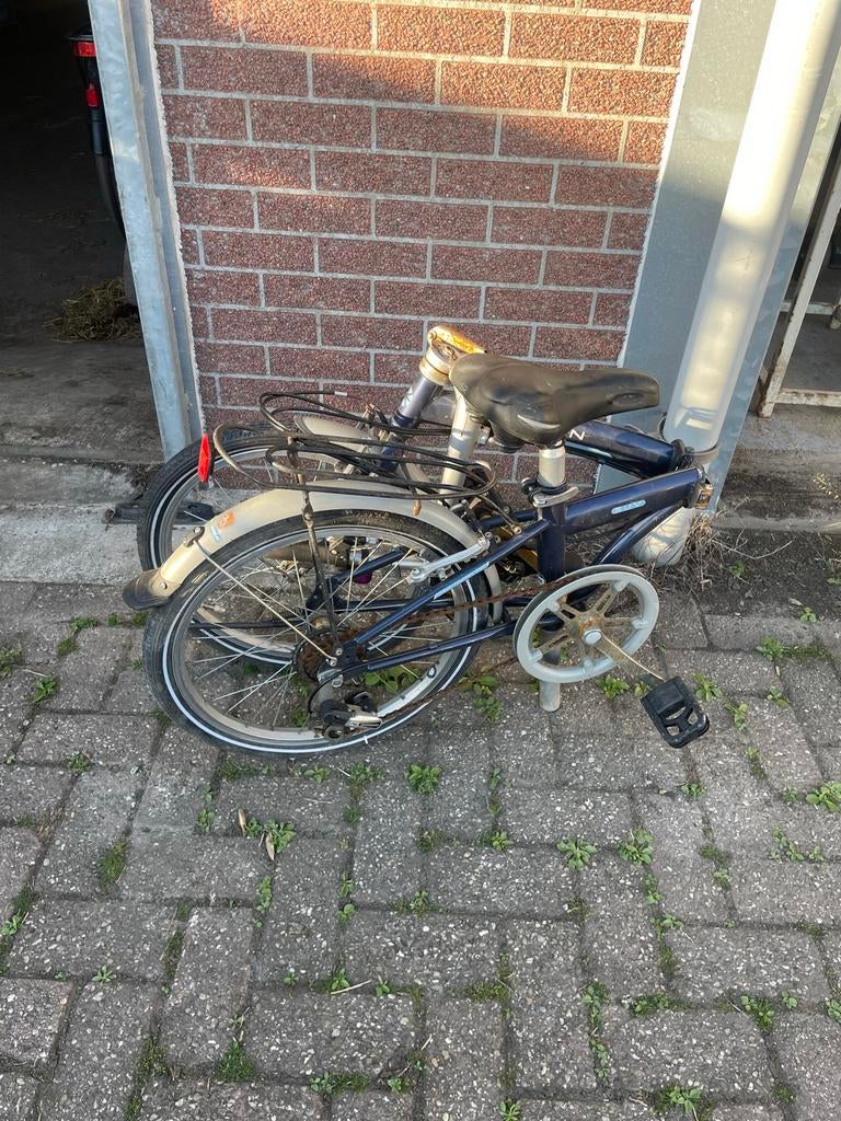 Opknapper: Opvouwbare fiets - Ideaal voor handige klusser, 20 inch of meer, Gebruikt, Versnellingen, Totaal opvouwbaar