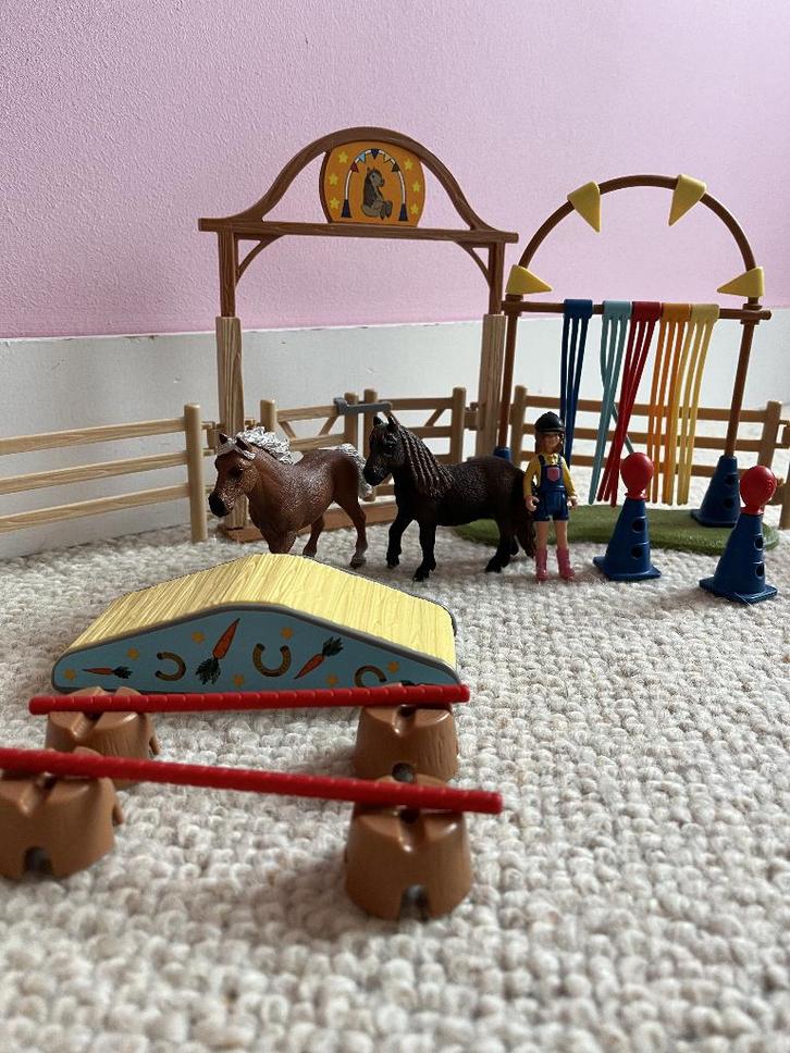 Schleich Pony Agility set, Verzamelen, Speelgoed, Gebruikt, Ophalen of Verzenden