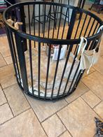 Ronde zwarte box, Kinderen en Baby's, Boxen, Ophalen, Zo goed als nieuw, Rond, Boxkleed