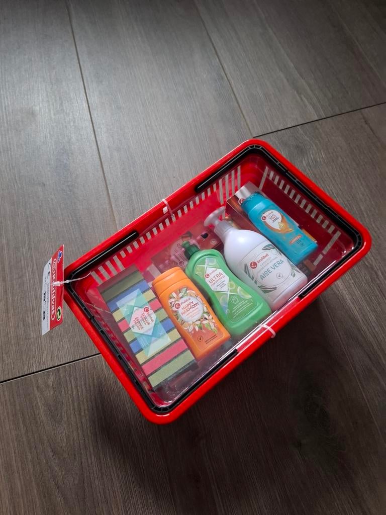 Kinderspeelgoed - gevuld kruidvat mandje, Ophalen of Verzenden, Nieuw