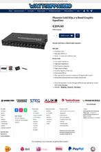 Phoenix Gold EQ9.0 9 Band Graphic Equalizer EQ, Hifi-Focus, Aalsmeerderweg 173 1432 CL, Aalsmeer, Nieuw, Ophalen of Verzenden