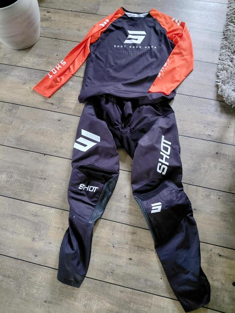 Cross broek + shirt merk Shot, Ophalen of Verzenden, Tweedehands, Broek | textiel, Shot