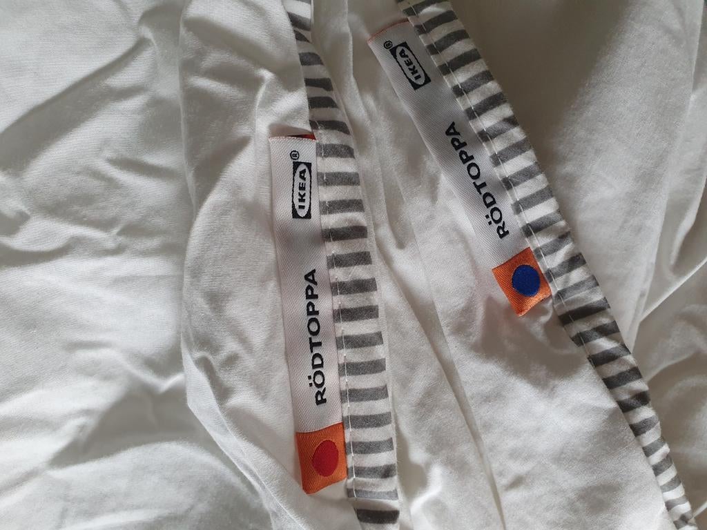 IKEA Rödtoppa 4-seizoenen dekbed 220x220, Huis en Inrichting, Slaapkamer | Beddengoed, Wit, Tweepersoons, Ophalen of Verzenden