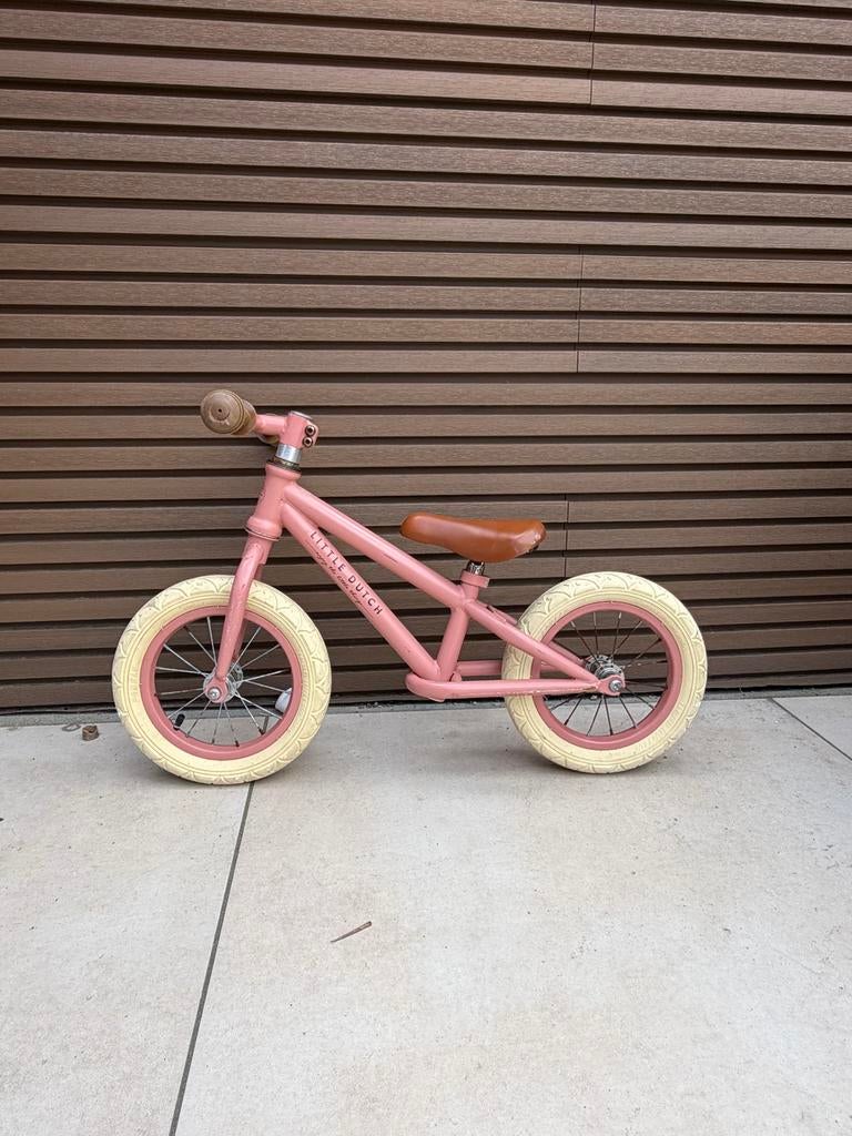 Little Dutch loopfiets roze, Ophalen, Gebruikt, Loopfiets