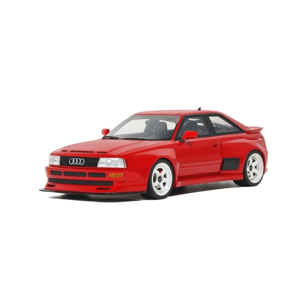 Ottomobile 1:18 Audi 80 Coupe Prior Design 2021 rood, Ophalen of Verzenden, Nieuw, Auto, OttOMobile