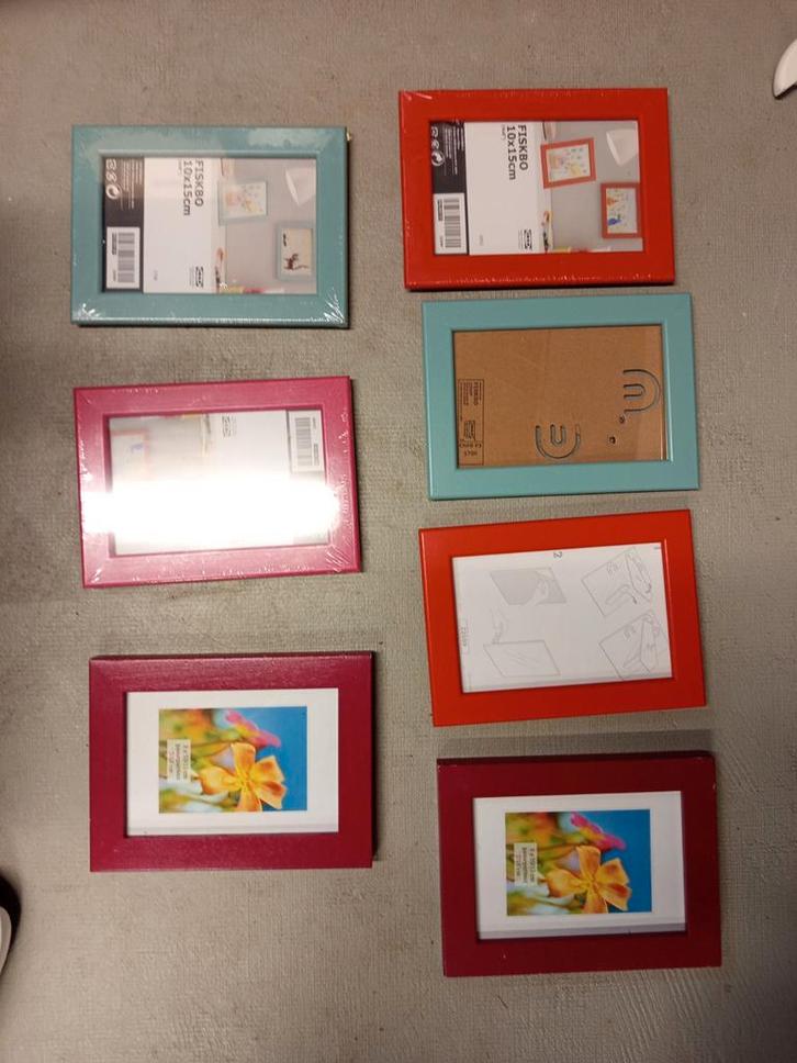 Diverse fotolijsten - IKEA FISKBO 10x15 cm, Audio, Tv en Foto, Fotografie | Fotolijsten, Zo goed als nieuw, Ophalen of Verzenden