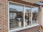 2x kunststof kozijn met thermopane glas / dubbelglas, Doe-het-zelf en Verbouw, Kozijnen en Schuifpuien, Ophalen, Kunststof, Gebruikt