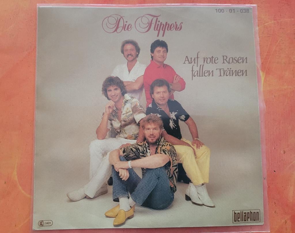Die Flippers - Auf rote rosen fallen tranen, Ophalen, Zo goed als nieuw, Overige formaten, Levenslied of Smartlap