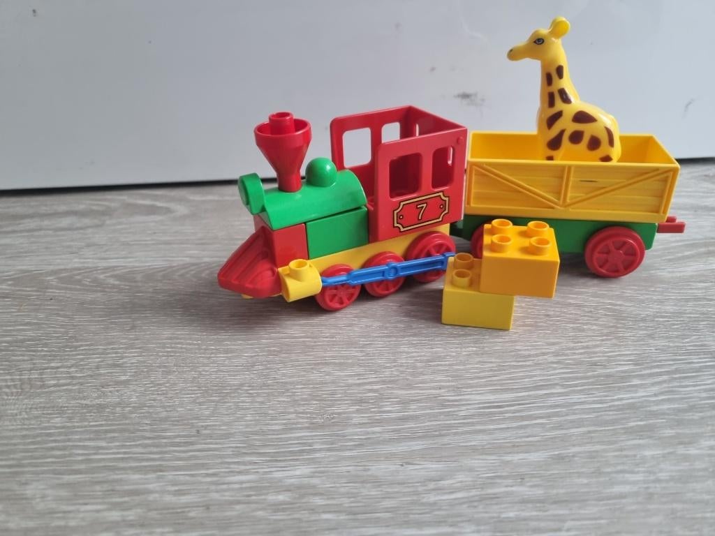 Lego duplo dierentuin trein 6144, Ophalen of Verzenden, Zo goed als nieuw, Duplo