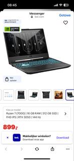 ASUS TUF Gaming A15 laptop, Gebruikt, Met videokaart, Ophalen of Verzenden, Gaming