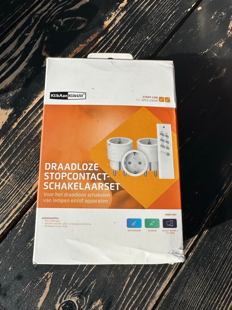 KlikAanKlikUit Draadloze Stopcontact-Schakelaarset, Ophalen of Verzenden, Nieuw, Schakelaar