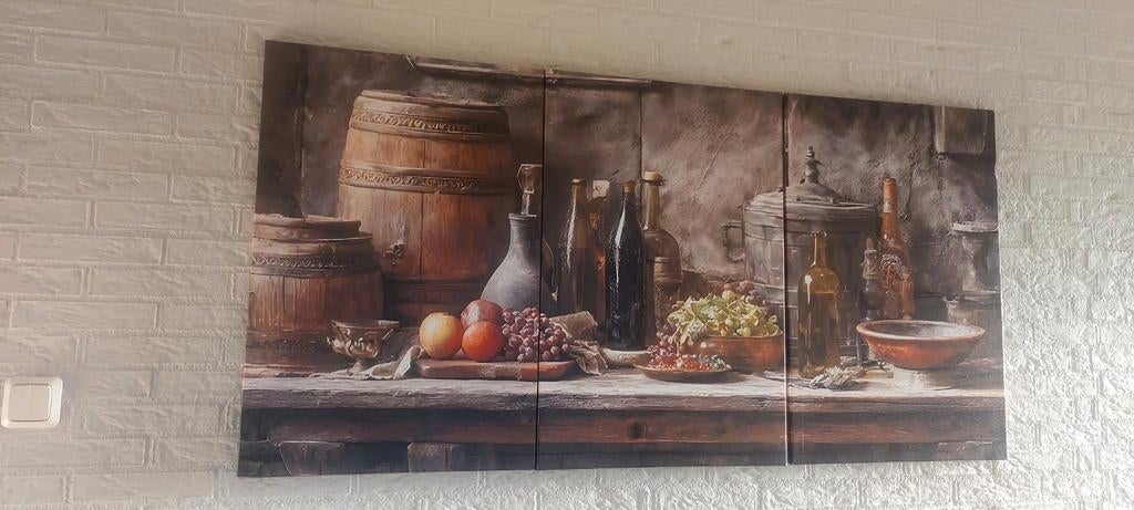 Nieuw drieluik 30 euro, Verzenden, Nieuw, Schilderij, Minder dan 50 cm