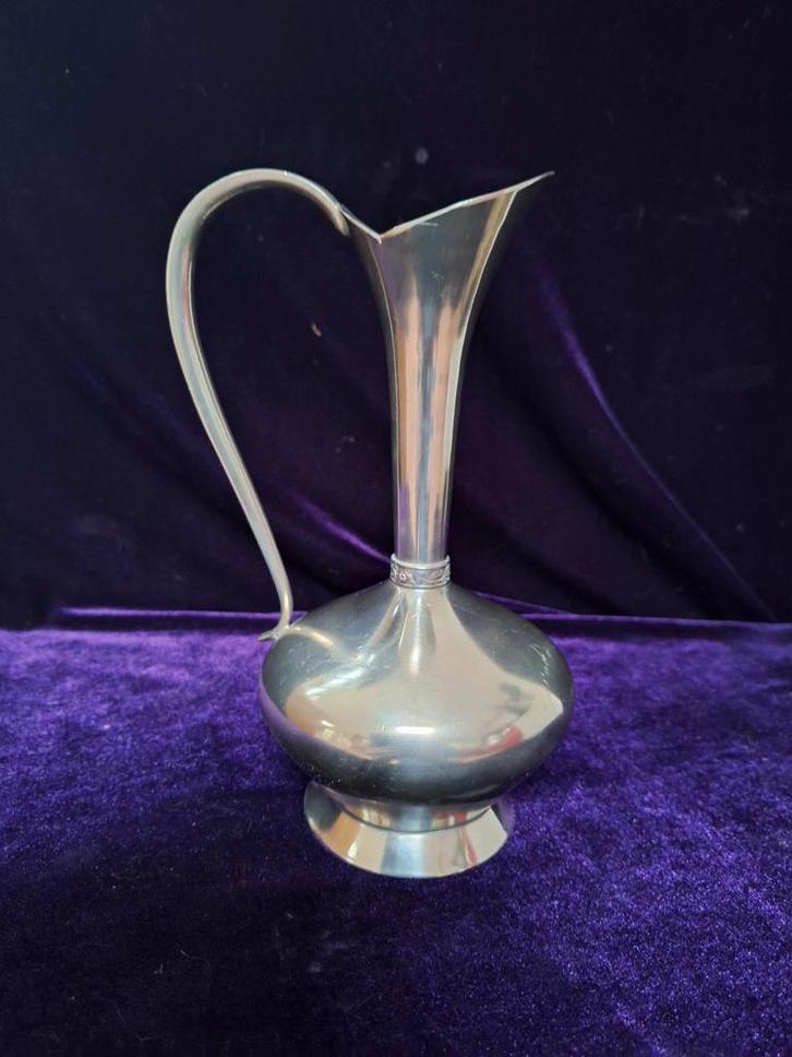 Noorse Hagness Vaas - Mid Century Vintage, Antiek en Kunst, Antiek | Tin, Ophalen of Verzenden