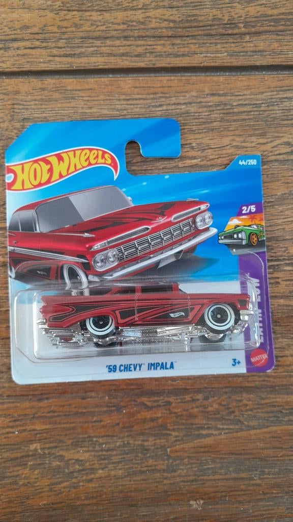 Hot Wheels '59 Chevy Impala - 2 beschikbaar, Ophalen of Verzenden, Nieuw, Auto