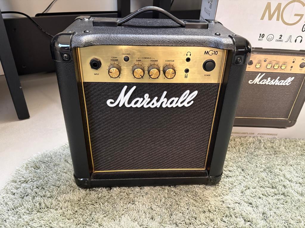 Marshall MG10 Gold Gitaarversterker, Muziek en Instrumenten, Versterkers | Bas en Gitaar, Ophalen, Zo goed als nieuw, Gitaar, Minder dan 50 watt
