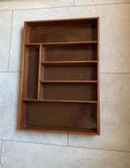 vintage houten bestekbak, afm. 50 x 35 x 5,5 cm., Ophalen of Verzenden, Zo goed als nieuw, Hout