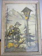 Tekening Hümmel twee kleine kleuters, Minder dan 50 cm, Ophalen of Verzenden, Zo goed als nieuw, Minder dan 50 cm