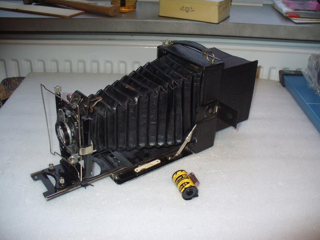 Ica Nelson 225 platencamera, Ophalen of Verzenden, Gebruikt, Compact, Overige Merken