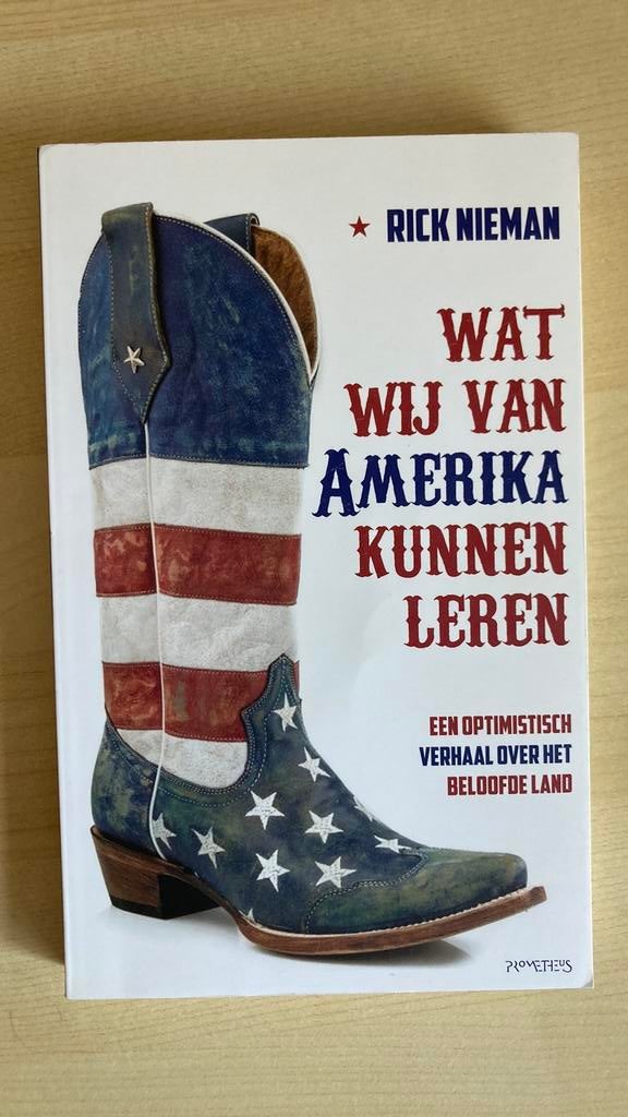 Boek: Rick Nieman - wat wij van Amerikanen kunnen leren, Ophalen of Verzenden, Zo goed als nieuw