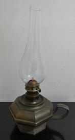 tinnen olielampje gemerkt met engel [1256], Ophalen