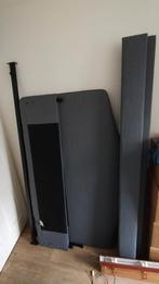 IKEA Hauga Bedframe Stof Grijs (160x200cm), Huis en Inrichting, Slaapkamer | Bedden, Ophalen, Gebruikt, Tweepersoons, 200 cm