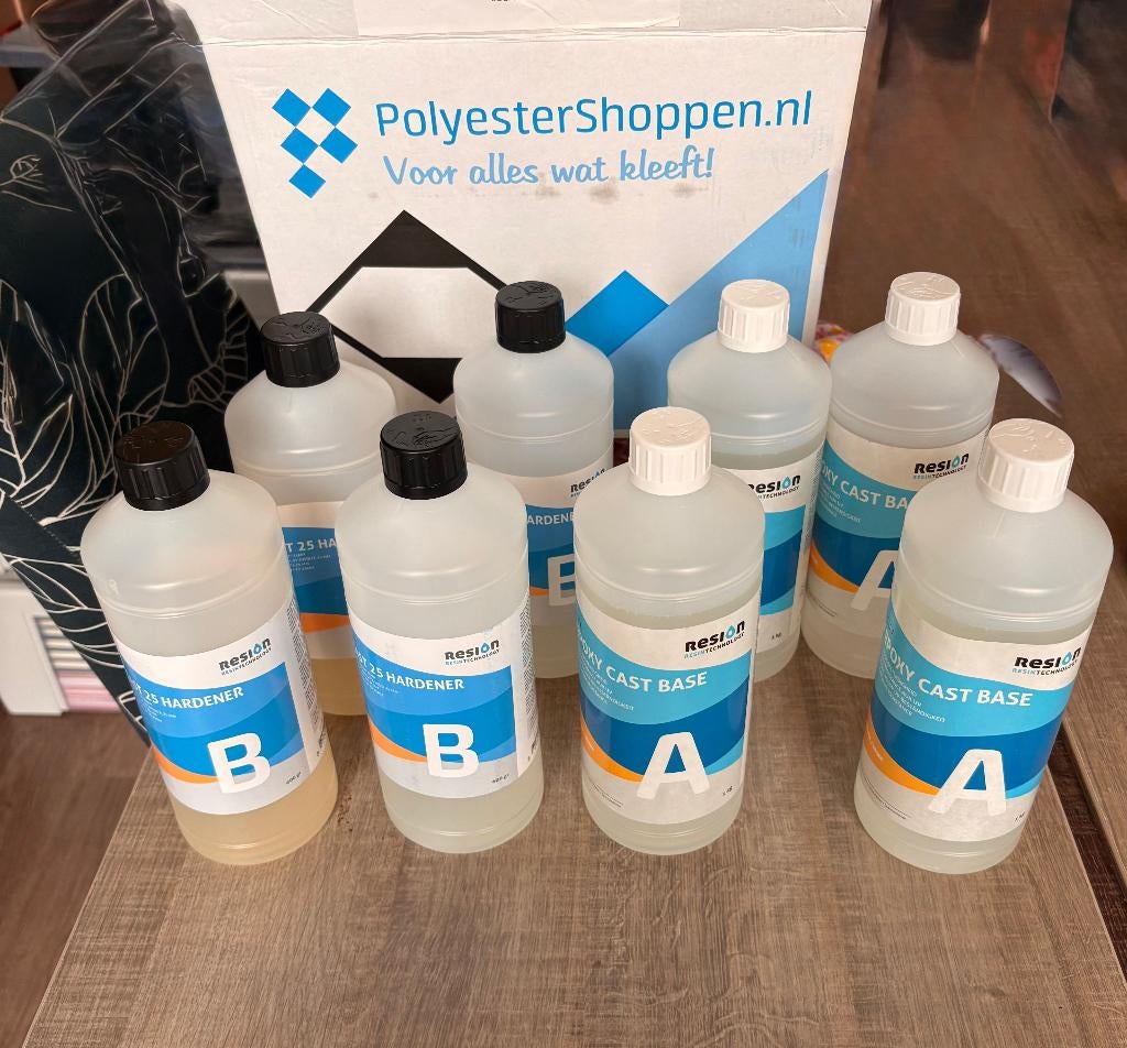 STARTERSSET -> Diverse (nieuwe) Epoxy hobbyspullen,, Ophalen, Gebruikt, Overige materialen, Elektrisch