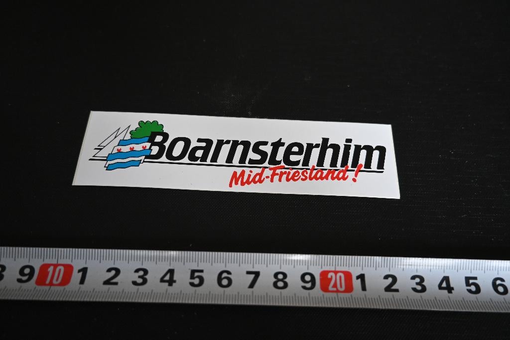 sticker Boarsterhim Mid- Friesland !   *, Ophalen, Zo goed als nieuw, Sticker