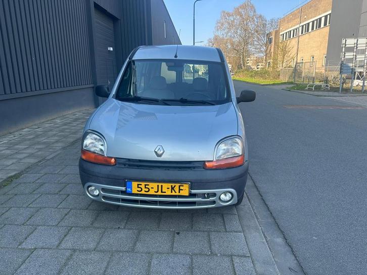 Renault Kangoo 1.4 RN AUT 2002 Grijs, Auto's, Renault, Bedrijf, Kangoo, Benzine, E, MPV, Automaat, Origineel Nederlands, Zilver of Grijs