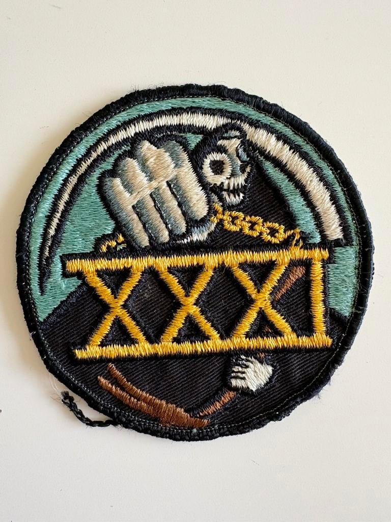 USAF early Cadet Squadron 31 patch, Verzamelen, Militaria | Algemeen, Ophalen of Verzenden, Luchtmacht, Nederland, Embleem of Badge