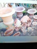 Tuinvaas gietijzer/ beton m/z sokkel Ook "De Evenaar" Eemnes, Ophalen, Nieuw