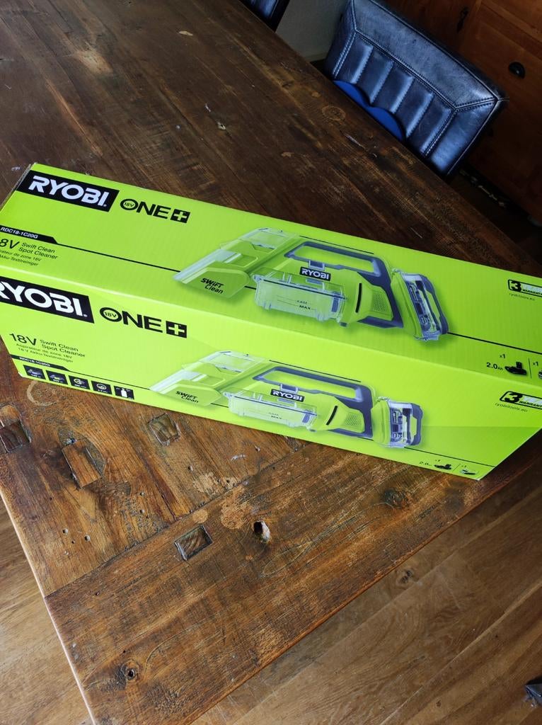 Ryobi One+ 18V Tapijt- en Vlekkenreiniger (Swift Clean), Doe-het-zelf en Verbouw, Reinigingsmachines, Ophalen of Verzenden, Nieuw