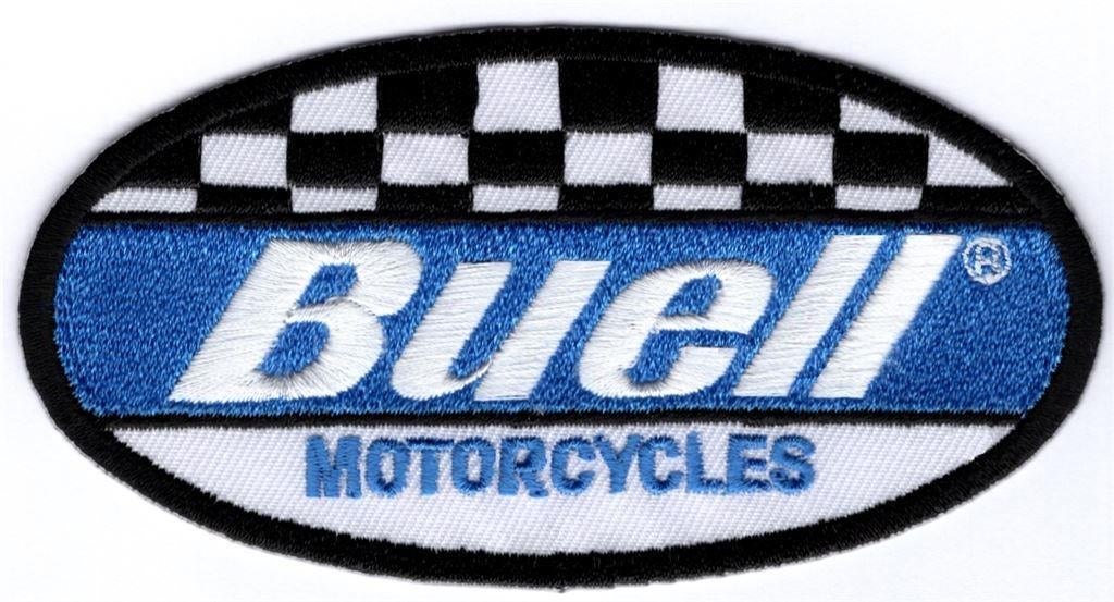 Buell stoffen opstrijk patch embleem #1, Ophalen of Verzenden, Nieuw