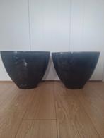 PTMD Bloempot Groot Zwart, Ophalen, Gebruikt