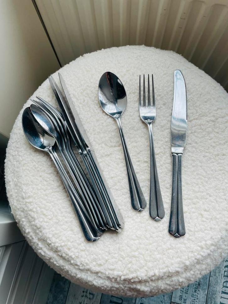 Vintage IKEA SVIT set Flatware Cutlery, Huis en Inrichting, Keuken | Bestek, Zo goed als nieuw, Rvs of Chroom, Ophalen of Verzenden