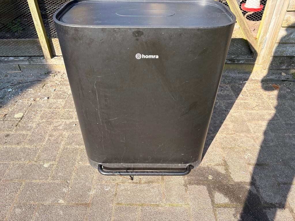 Homra vuilnisbak 60l (2x30), Ophalen, Gebruikt, Met pedaal, 50 tot 75 cm