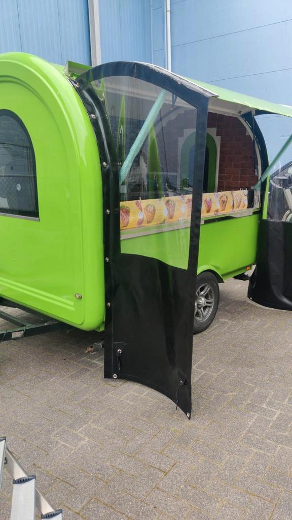 Groene foodtruck te huur, Zakelijke goederen, Partijgoederen en Retail | Verkoopwagens, Ophalen of Verzenden