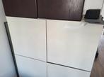 Witte keukenkastjes 2x dubbel stapelbaar of los als duo, Huis en Inrichting, Ophalen of Verzenden, Gebruikt